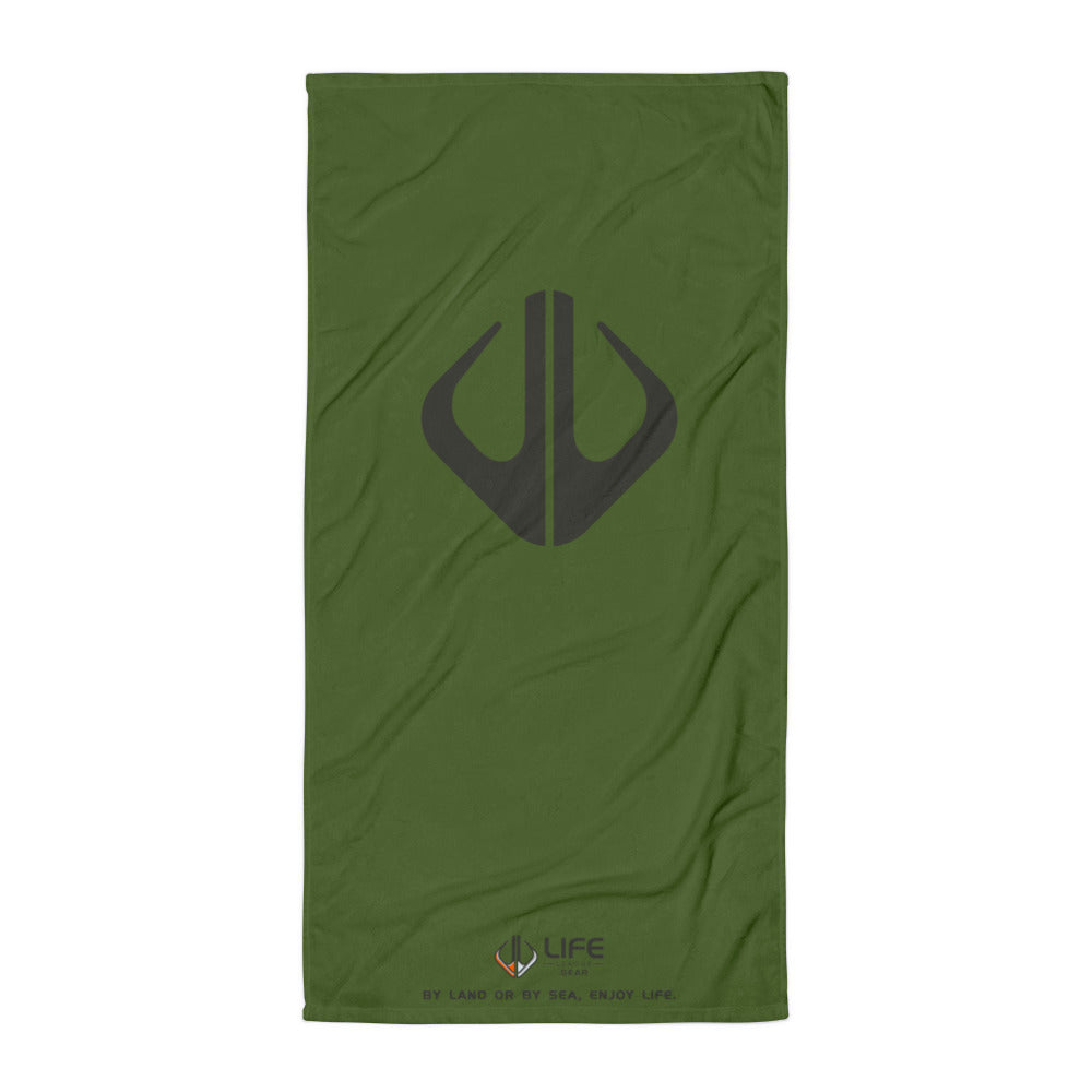 Italian Army White Terry Cloth Hand Towel