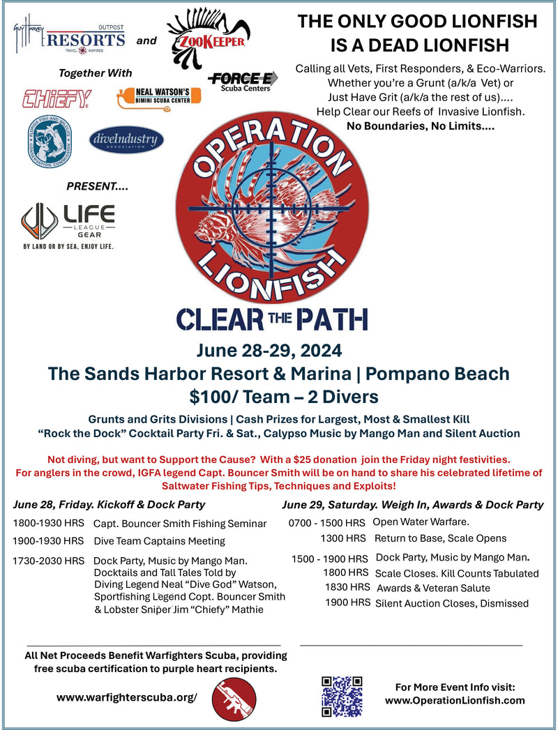 Join Us for Operation Lionfish 2024: Clear the Path!