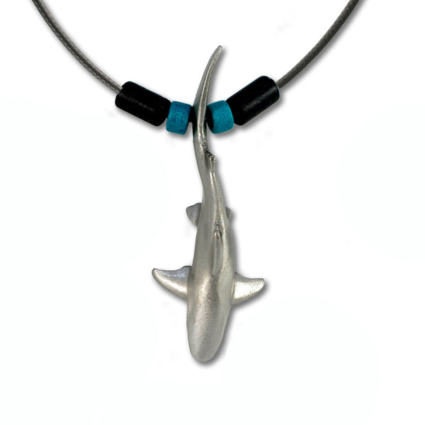 Shark Necklace for Men and Women- Reef Shark Necklace for Women, Gifts for Shark Lovers, Shark Jewelry, Reef Shark Pendant, Gifts for Scuba Divers
