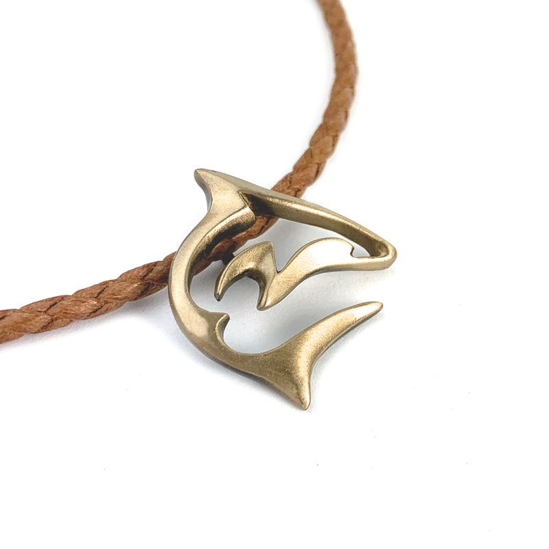 Shark Necklace for Men and Women- Bronze Shark Pendant for Men, Shark Jewelry for Women, Gifts for Shark Lovers, Sea Life Jewelry, Scuba Diving Gifts