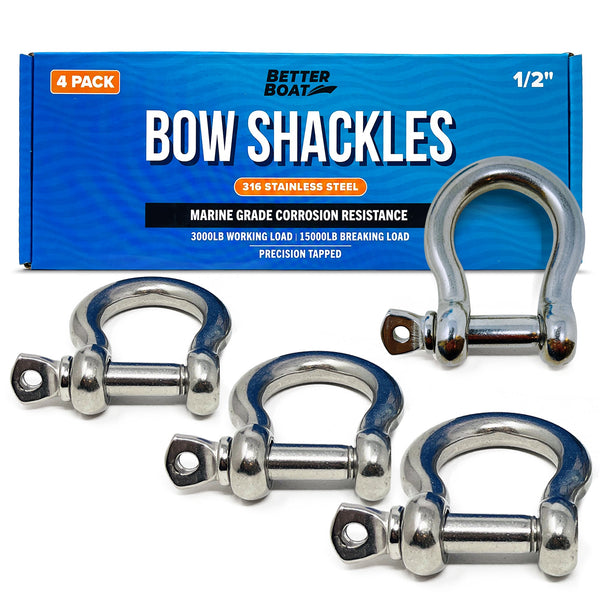 Stainless Steel Bow Shackles