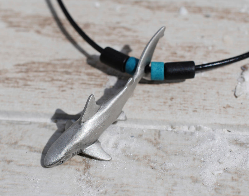 Shark Necklace for Men and Women- Reef Shark Necklace for Women, Gifts for Shark Lovers, Shark Jewelry, Reef Shark Pendant, Gifts for Scuba Divers