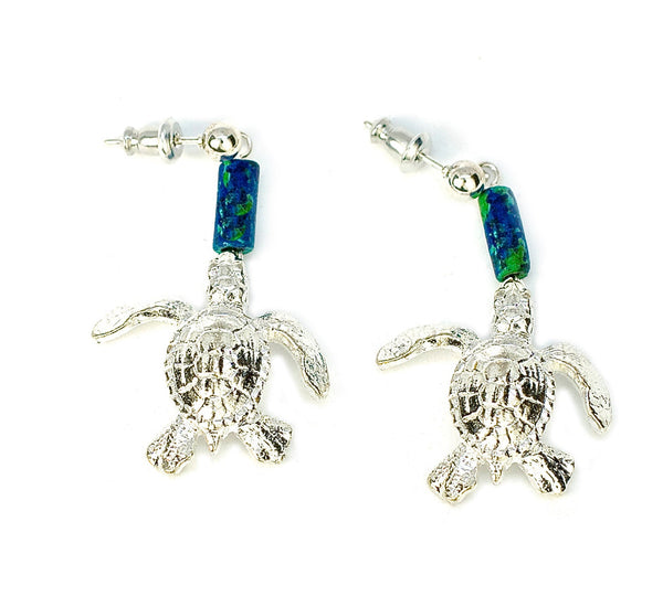 Ocean Theme Baby Sea Turtle Sea Life Earrings Bracelet & Necklace Available