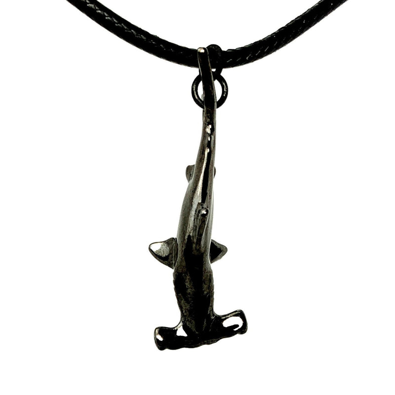 Shark Necklaces for Men and Women- Hematite Shark Pendant, Jet Black Shark Necklace, Hematite Necklaces, Gifts for Shark Lovers, Scuba Diving Gifts