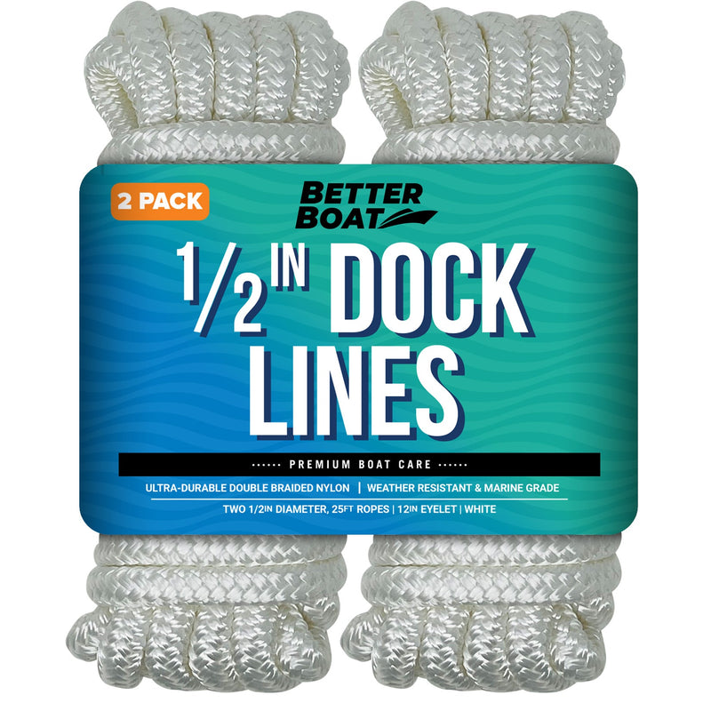 1/2 Dock Lines 25FT