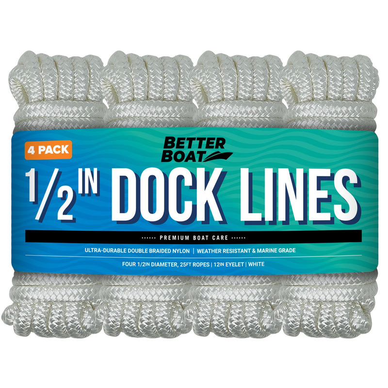 1/2 Dock Lines 25FT