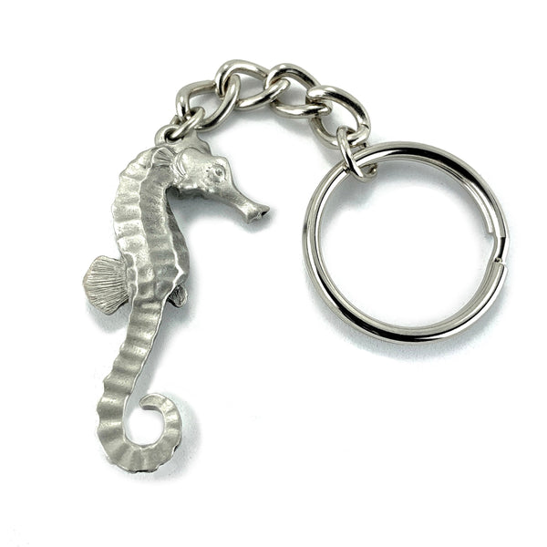Seahorse Keychain for Women and Men- Seahorse Gifts for Women, Seahorse Key Ring, Seahorse Charm, Gifts for Ocean Lovers, Sea Life Keychain