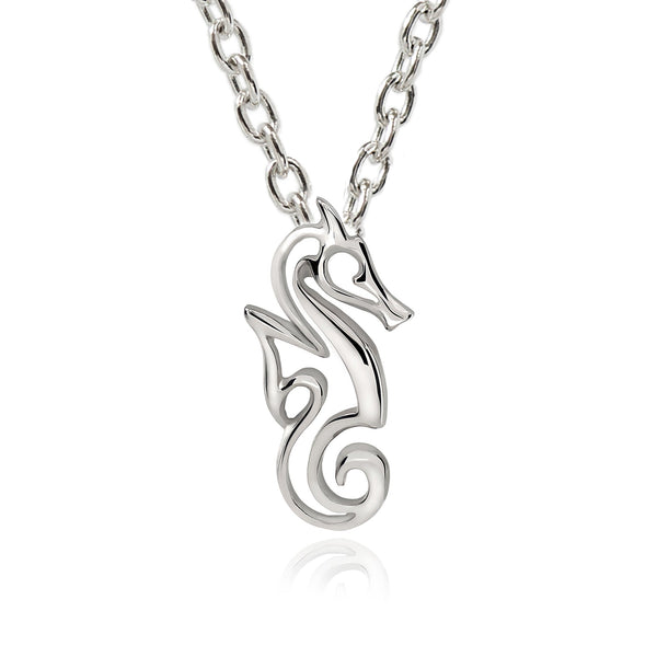 Seahorse Necklaces for Women Sterling Silver- Seahorse Jewelry for Women, Seahorse Gifts for Women, Seahorse Charm, Miniature Seahorse Necklace