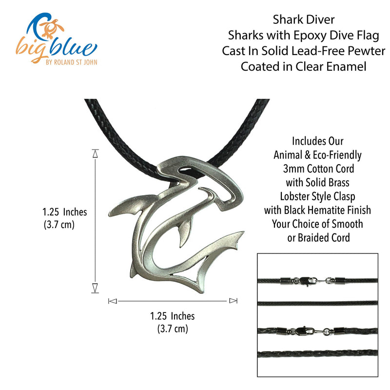Hammerhead Shark Necklace- Shark Gifts for Women and Men, Hammerhead Shark Necklace, Gifts for Shark Lovers, Sea Life Jewelry, Shark Charm