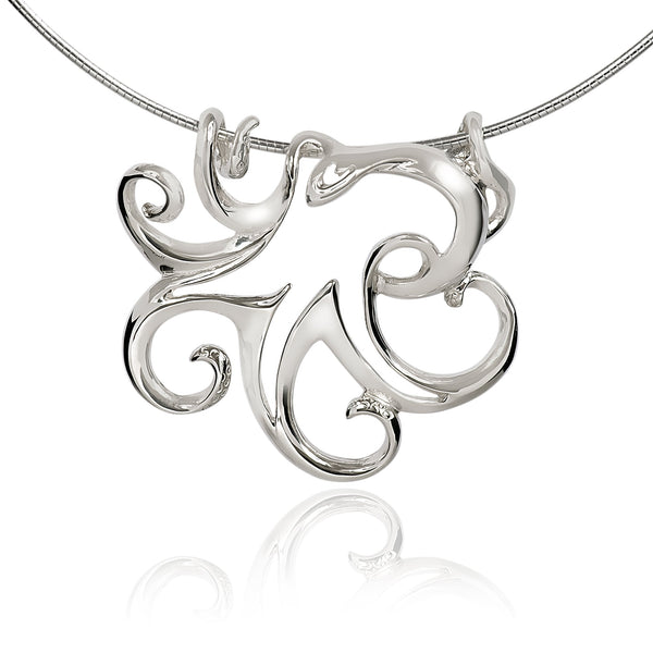 Octopus Necklaces for Women Sterling Silver- Octopus Jewelry for Women, Octopus Pendant, Sea Life Jewelry, Octopus Gifts for Women