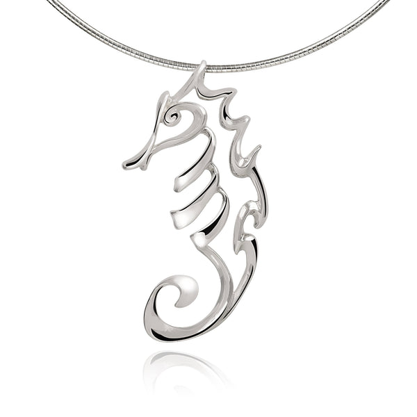 Seahorse Necklaces for Women Sterling Silver- Seahorse Jewelry for Women, Seahorse Gifts, Seahorse Charm, Seahorse Pendant