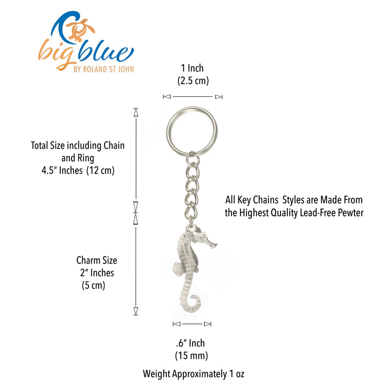 Seahorse Keychain for Women and Men- Seahorse Gifts for Women, Seahorse Key Ring, Seahorse Charm, Gifts for Ocean Lovers, Sea Life Keychain