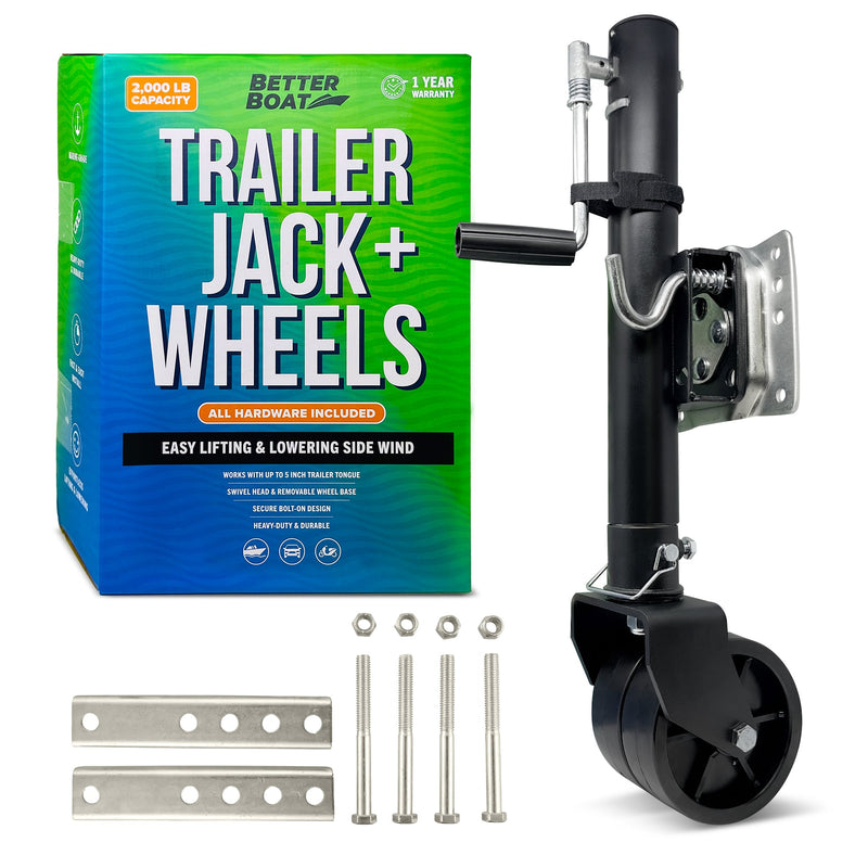 Trailer Jack and Wheel