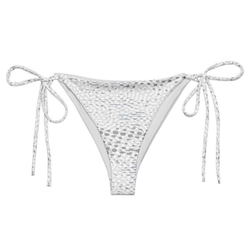 Women's ADAPT - String Bikini Bottom - Cloud White | Shark Grey