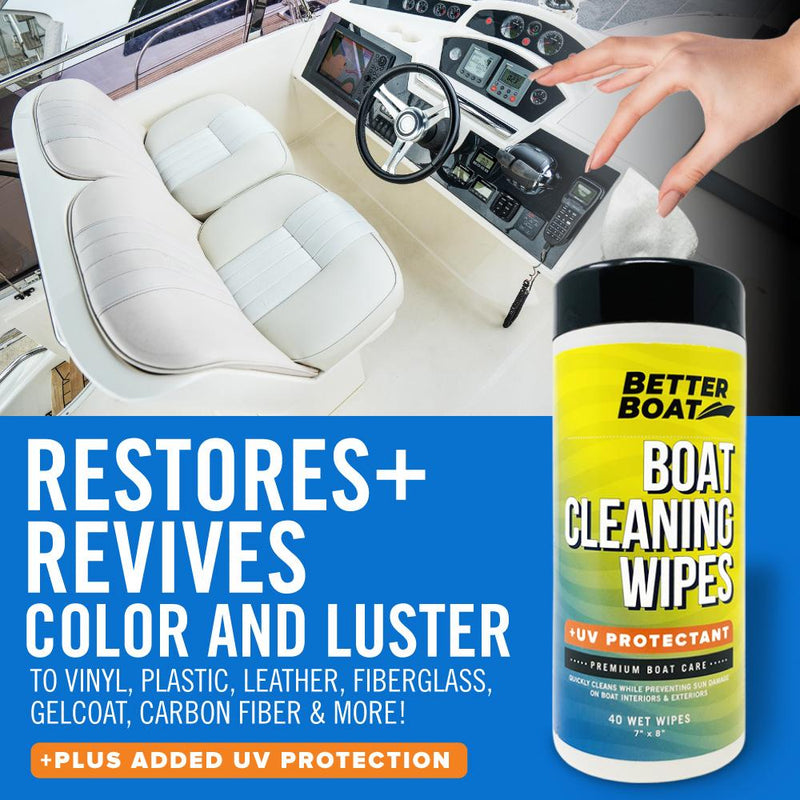 Boat Cleaner Wipes with UV