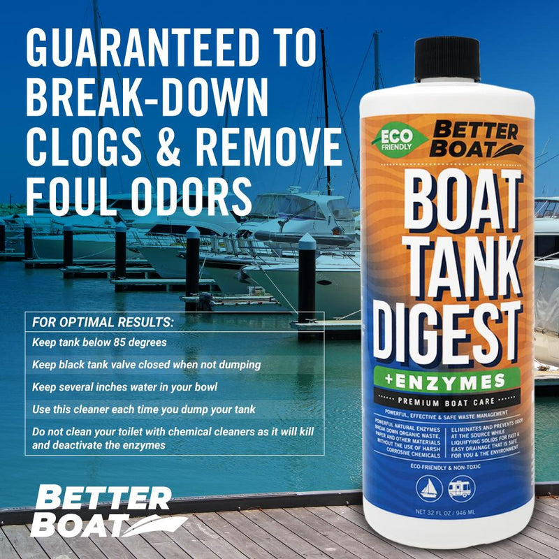 Boat Enzymatic Toilet Tank Digest