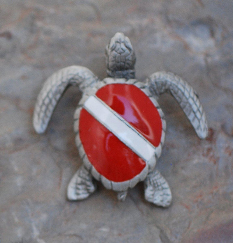 Dive Turtle Pin- Gifts for Scuba Divers, Pins for Scuba Divers, Dive Crew Gifts