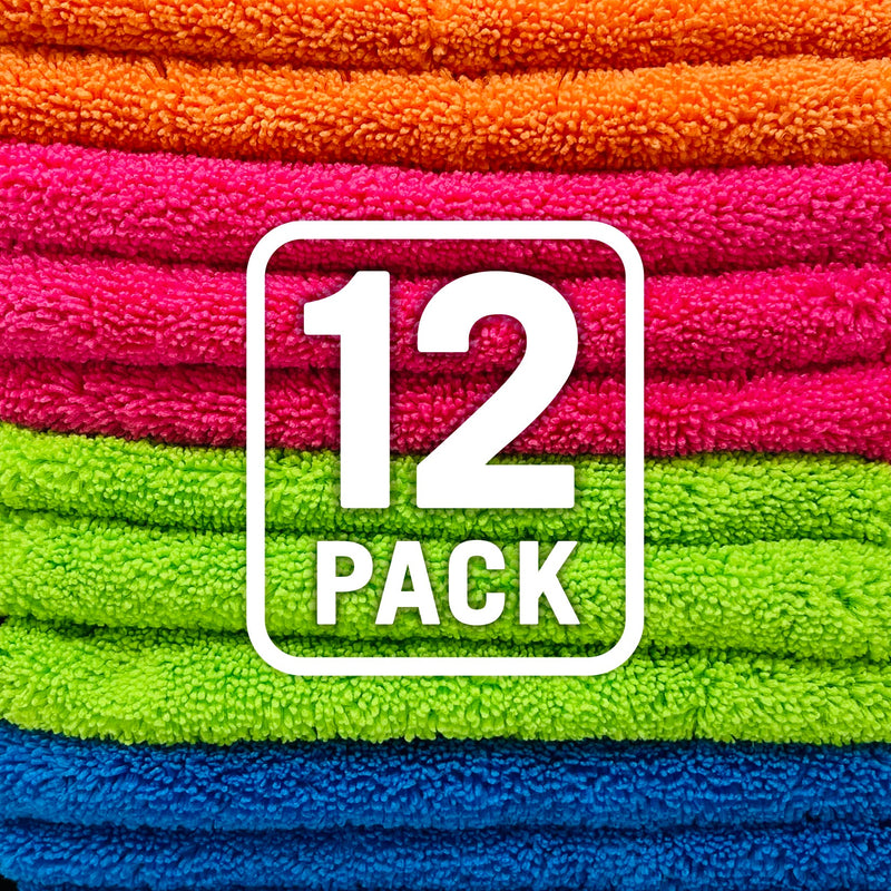 Microfiber Cloth Set 12Pk