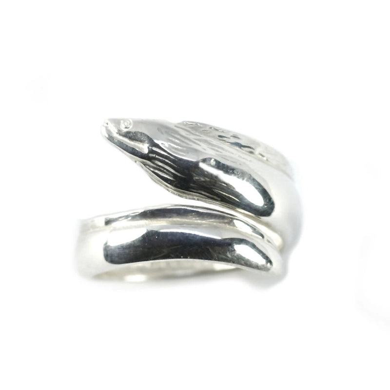 Moray Eel Sterling Silver Ring Sea Life Ring Scuba Diving Jewelry