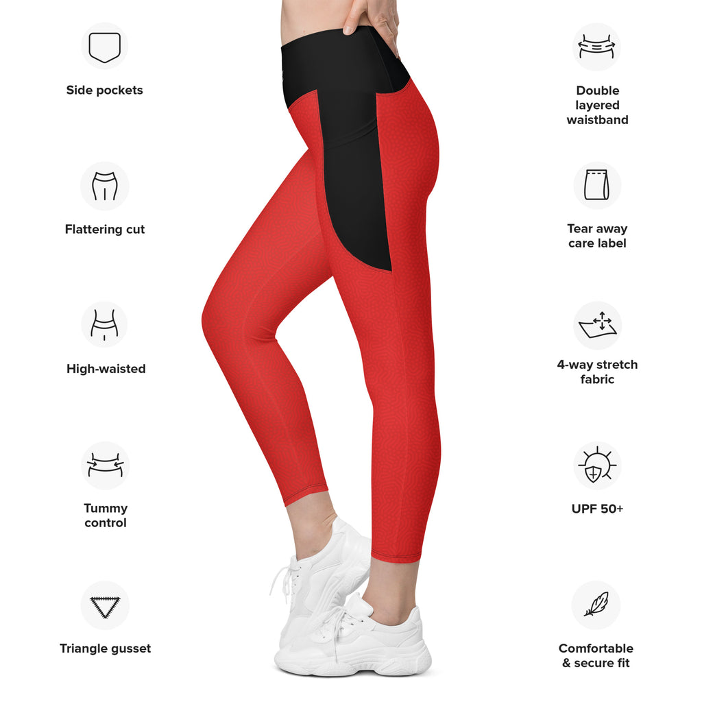 Womens High Waisted Active Life Yoga Pants With Logo Stretchy