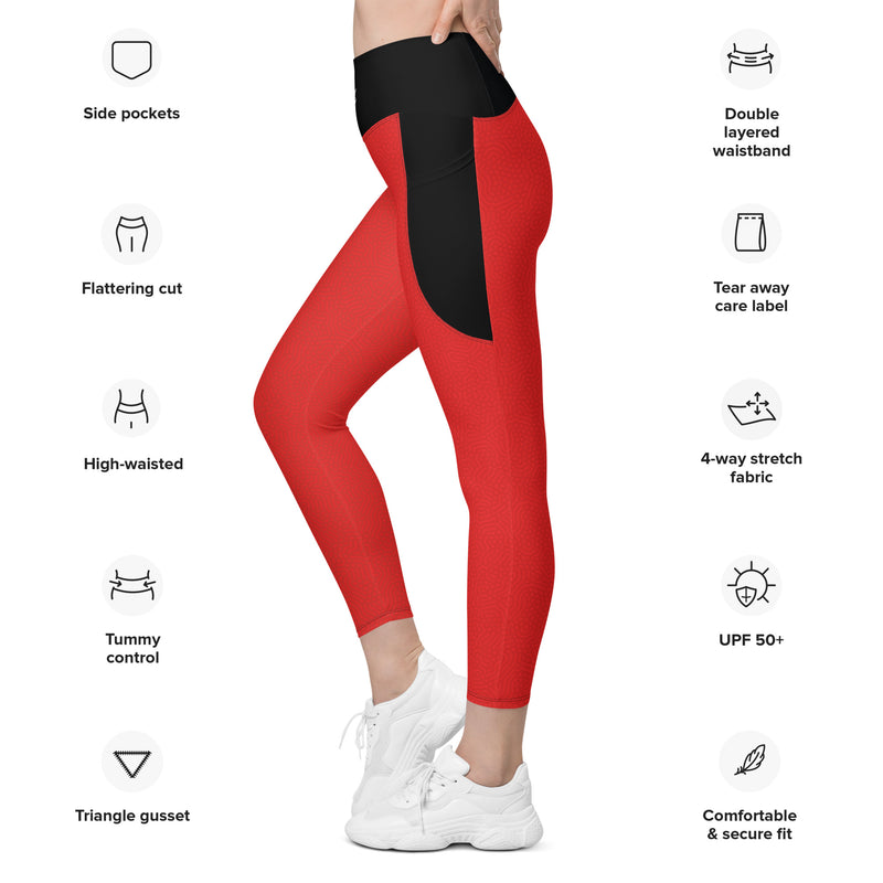 High-Waisted PowerSoft Ribbed 7/8 Leggings | Old Navy